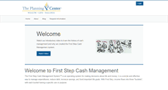 Desktop Screenshot of firststepcashmanagement.com
